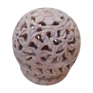 Belle collection nouvellement faite à la main dans divers bougeoirs en stéatite à thème avec forme ronde pour cadeau de décoration de la maison - Product Image 2