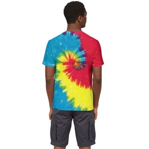 2025 O-Neck Custom T-Shirt for Men 100% Cotton Half Sleeve Quick Drying <b>Tie</b> Dye Design Wholesale Bulk Men's T-shirts - Product Image 3