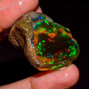 Incapable Multi Feu Naturel Opale Éthiopienne Jouer De Walo Feu Couleur Rugueux Pierres Précieuses En Vrac Fabrication De Bijoux De Mariage En Or Grossiste - Product Image 4