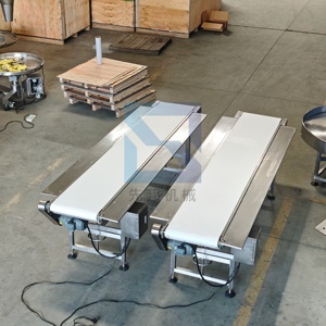 Convoyeur modulaire automatique à montée horizontale en PVC pour le tri des granulés en forme de blocs, des céréales et des aliments secs - Product Image 6