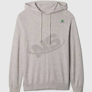 Sweat à capuche décontracté pour homme 100 % coton, respirant, avec logo personnalisé, idéal pour la gym, vente en gros OEM – Collection Hiver Tendance - Product Image 1