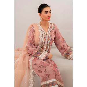 Conjunto de Traje de Gasa Bordado para Mujer SF-705 - Product Image 4