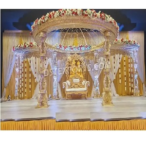 Grandes Kalyana Mandapams para bodas del sur de la India Mandap decoración para bodas estilo tradicional Shadi Kalyan Mandap Decor - Product Image 1