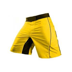 MMA Fight Shorts Pour Hommes Femmes Taille Moyenne Confortable Longueur Genou Solide Motif 100% Polyester Avec Logo Personnalisable - Product Image 3