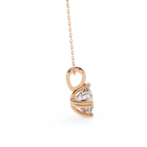 Pendentif en or 18 carats avec diamant de laboratoire pour femme, élégant et éblouissant - Product Image 6