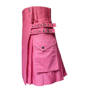 Kilt utilitaire écossais traditionnel pour femmes, de qualité supérieure, neuf, en coton, personnalisable, à bon prix, fait à la main - Product Image 4