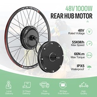 Kit de conversion de vélo électrique Varstrom JYLT 1000W 48V, moteur arrière sans balais sans engrenages, 26" 27.5" 700C avec écran DZ40