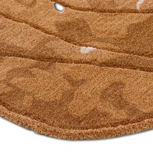 พรมขนสัตว์ทอมือลายดอกไม้ รูปทรงสี่เหลี่ยมผืนผ้า สำหรับตกแต่งพื้น กำลังขายดี - Product Image 2