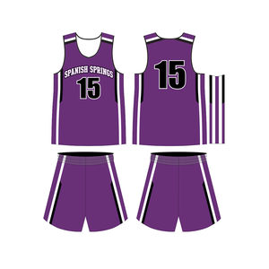 Kit de basket-ball respirant pour hommes, uniforme de sport personnalisé pour équipe club, uniforme de basket-ball imprimé par sublimation - Product Image 4