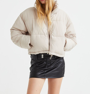 Chaqueta Acolchada con Capucha para Mujer, Diseño Bordado, Impermeable, Resistente al Viento, Relleno de Algodón, Oferta - Product Image 4
