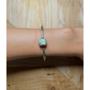 Navajo Handmade Cotton Candy Turquoise & Sterling <b>Silver</b> <b>Cuff</b> <b>Bracelet</b> Cultural Collectible Jewelry - Product Image 5