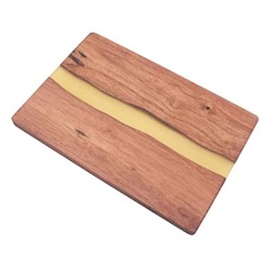 Dernière planche à fromage en bois de mangue pour la maison conception de forme unique bloc à découper en bois avec poignée pour article cadeau de mariage - Product Image 3