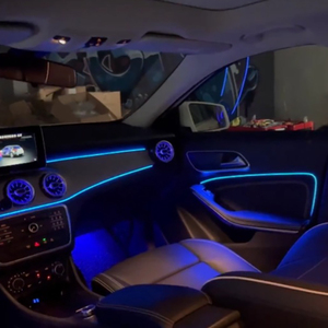 Ajuste perfecto W246 luz ambiental para 2012-2019 Benz Clase B GLA X156 lámpara de ambiente de coche Control de colores a través de la pantalla Original - Product Image 1