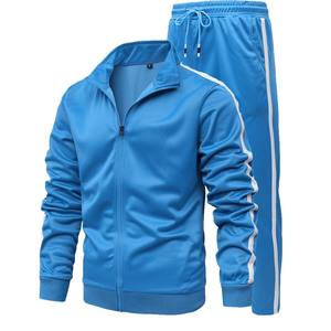 ชุดกีฬาแฟชั่นสำหรับผู้หญิงชุดวอร์มแฟชั่นสำหรับฤดูหนาวชุดวอร์มสีพื้นสไตล์สตรีท - Product Image 5