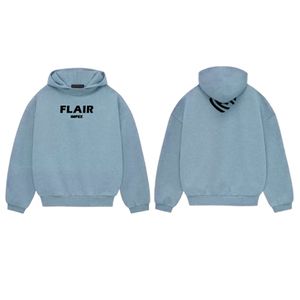 Pull à capuche surdimensionné en coton mélangé pour hommes French Terry avec épaule tombante-Style d'hiver imprimé numérique - Product Image 3