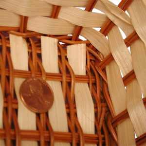 Two-Tone <b>Bamboo</b> Rectangular Storage Baskets Woven Technique for Kitchen Use - Product Image 2