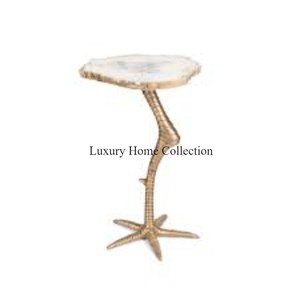 Triangle forme maison décorative métal Table d'appoint couleur noire enduit de poudre à la main concepteur fantaisie Look fin Accent Table approvisionnement - Product Image 6