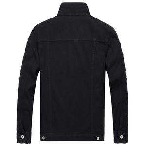 Chaqueta Vaquera para Hombre con Múltiples Bolsillos Delanteros, Chaqueta Vaquera con Acabado Deslavado Ácido, Camisas Vaqueras de Manga Larga - Product Image 2