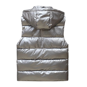 OEM ODM hommes automne hiver imperméable tricoté fourrure de mouton gilet chaud sans manches veste vêtements d'extérieur décontractés grande taille 5XL - Product Image 3