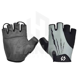 Recién llegado, guantes de ciclismo transpirables de medio dedo, protección de manos de cuero de secado rápido para deportes de invierno, tarifa al por mayor - Product Image 5