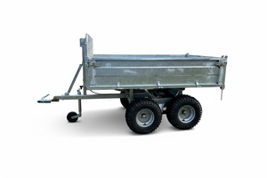 Envío Inmediato a Todo el Mundo, Nuevo Diseño, Remolque para Tractor ATV de 3 Toneladas, Hidráulico, Volteo Izquierdo, para Carga y Uso Utilitario, Columbia Británica - Product Image 1