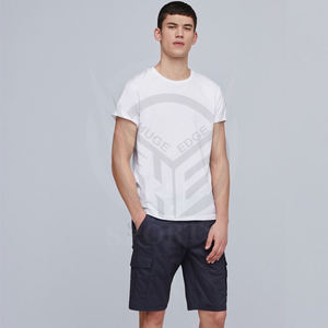 Short de course d'été décontracté pour hommes personnalisé toile écologique style cargo motif solide plusieurs poches numérique - Product Image 2