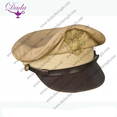 Cap with Belt Strap Adjustable Metal Buckle Design