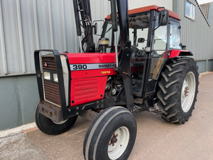 รถแทรกเตอร์มือสอง Massey Ferguson 390 พร้อมที่ตักด้านหน้า 80 แรงม้า ดีเซล ขับเคลื่อน 4 ล้อ สำหรับงานเกษตร ขาย - Product Image 6