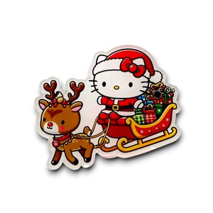 Plaque d'extension de cils Hello Kitty avec logo personnalisé de haute qualité carreaux de cils de marque privée ovale de noël en acrylique durable - Product Image 3