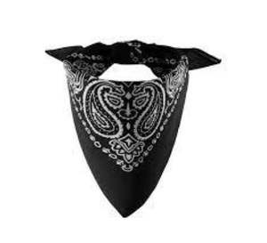 Foulard bandana en coton carré de couleur unie imprimé personnalisé OEM Bandanas doux et durables pour l'extérieur vente en gros Bandana en coton vierge - Product Image 2