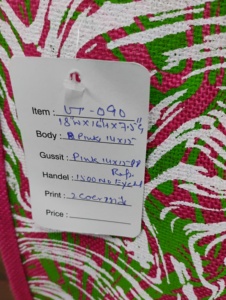 Bolsa de compras con cierre de cremallera de yute elegante de primera calidad, bolsa reutilizable ecológica hecha en India - Product Image 3