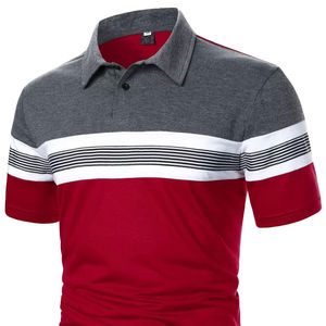 T-shirt polo 100% coton de haute qualité à la mode personnalisé de couleur marron T-shirts pour hommes Polo Logo personnalisé T-shirt PlainPolo - Product Image 1