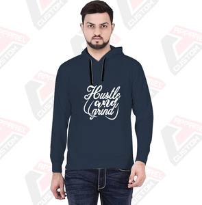 Sweat à capuche pour homme de qualité supérieure, ultra confortable et douillet, 100% coton, uni, teint et imprimé numériquement pour l'hiver - Product Image 1