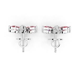 Pendiente clásico de diamantes brillantes para mujer, para mujer, en oro amarillo platino o oro blanco y oro rosa, de la marca de la moda, de la marca, de la marca - Product Image 5