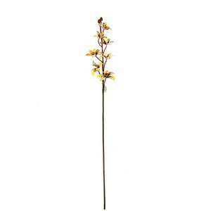 Flor de Orquídea artificial amarilla de 77cm - Product Image 1