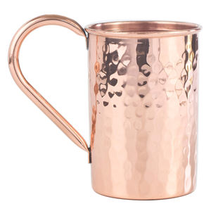 Venta al por mayor Vintage 750ml 25oz Gran capacidad Bartender Vino Cóctel Tazas Atemporal Cobre martillado Peso ligero - Product Image 2