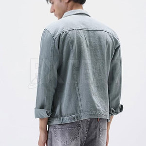 Chaqueta vaquera de invierno para hombre de calidad superior, ropa informal transpirable, chaqueta vaquera para hombre para adulto, novedad - Product Image 3