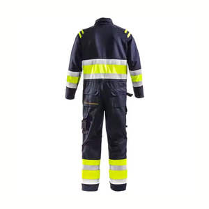 Overol Ignífugo Personalizado de Algodón con Franjas Reflectantes, Ropa de Seguridad para Rescate de Emergencia - Product Image 4