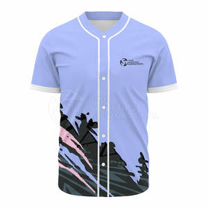 Uniforme de béisbol de Game Day con numeración de sarga de aparejos y esquema de color personalizado Uniforme de béisbol de malla transpirable - Product Image 6