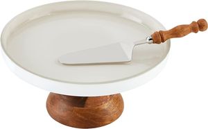 Venta al por mayor elegante madera y mármol pastel Stand logotipo personalizado disponible en el mejor precio - Product Image 6