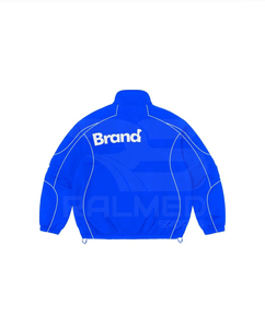 ชุดวอร์มกันลม ผ้าไนลอน 100% กางเกงขายาวและเสื้อแจ็คเก็ตมีซิป โลโก้ DTF กันน้ำ แถบสะท้อนแสง ชุดวอร์มกันลม - Product Image 3