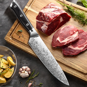 Vente en gros de commandes en gros personnalisées OEM ODM Service Couteau de chef japonais Couteaux de cuisine multi-usages en acier inoxydable pour trancher - Product Image 3