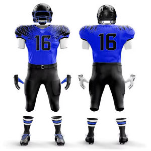 Vente en gros d'uniformes de football américain de haute qualité Maillot personnalisé pour jeunes adultes à manches courtes Technique de sublimation taille XL - Product Image 3