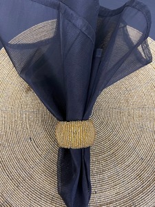 แหวนผ้าเช็ดปากเรซิ่นทำมือทรงกลมดีไซน์เรียบง่ายใหม่ - Product Image 6