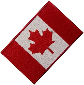 Écusson brodé personnalisé du Canada – Feuille d'érable rouge canadienne – Écusson thermocollant – Symbole du Canada – Écusson brodé - Product Image 2