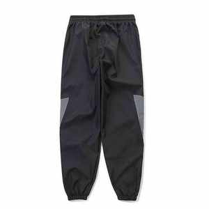 Pantalon coupe-vent en nylon à la mode pour hommes, pantalon léger taille haute anti-rides décontracté style sport devant plat coupe ajustée - Product Image 6