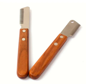 Último diseño, cuchillo de aseo para mascotas de acero inoxidable de 29 dientes para cortar el pelo de gatos y perros, instrumento veterinario - Product Image 4