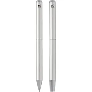 Ensemble de stylos en aluminium recyclé Lucetto, cadeaux d'affaires écologiques - Product Image 6