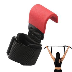 Hooks ile ağır ayarlanabilir halter bilek yastıklı kavrama artırıcı Deadlift Pull-Up sapanlar spor egzersiz ayarları destek - Product Image 4