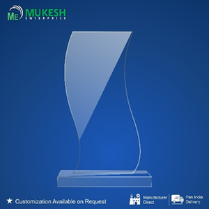 Trofeo Acrílico Polido con Diseño de Onda Infinita, Duradero y de Alta Calidad, Premio Deportivo Corporativo, Reconocimiento a Empleados, Venta al Por Mayor - Product Image 1